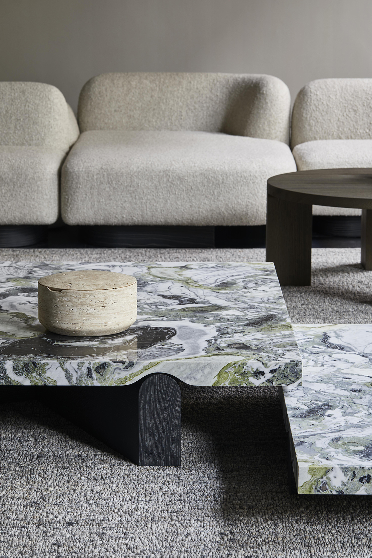 Delcourt-Collection - POP sofa - GEO low table - EDO low table